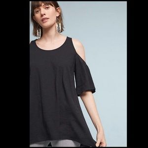 Anthropologie Postmark | Black Cold Shoulder